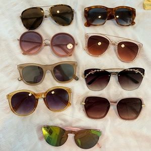 Lot of 9 Pairs of Sunglasses